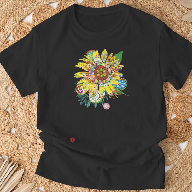 和ポップ ひまわり Tシャツ 高齢者への贈り物