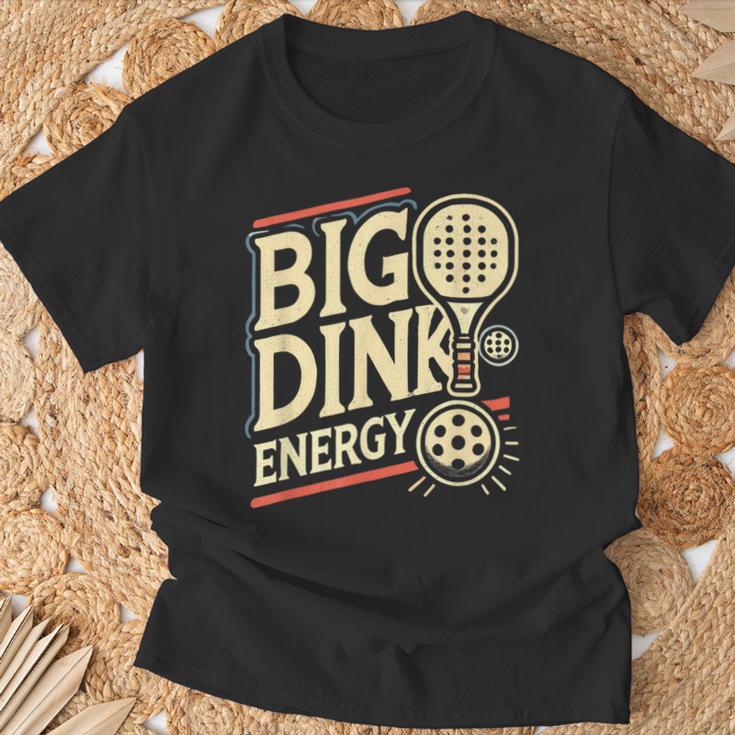 大きなピックルボール ディンク エネルギー ピックルボール パドル スポーツ愛好家 Tシャツ 高齢者への贈り物