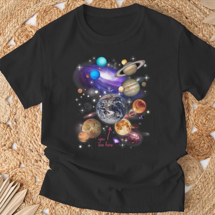 太陽系 太陽系の惑星 -Olarystem Planets Tシャツ 高齢者への贈り物