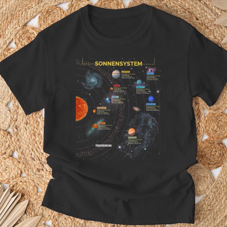 太陽系tシャツ 完璧な宇宙愛好家へのギフトtシャツ Tシャツ 高齢者への贈り物