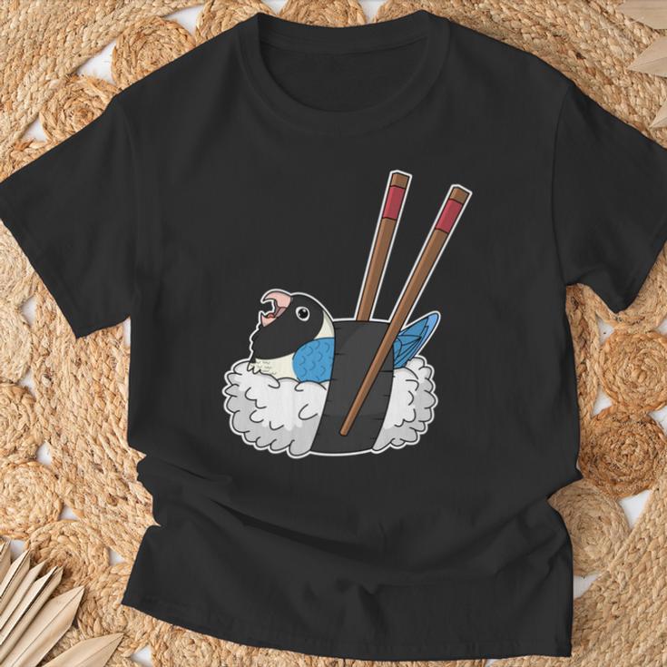 寿司ロール オウム I Kawaii Food I Blue-Masked Lovebird 長袖tシャツ Tシャツ 高齢者への贈り物