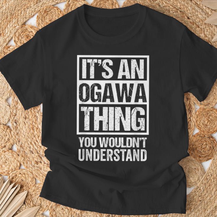 小川苗字名字 An Ogawa Thing You Wouldn't Understand Family Name Tシャツ 高齢者への贈り物