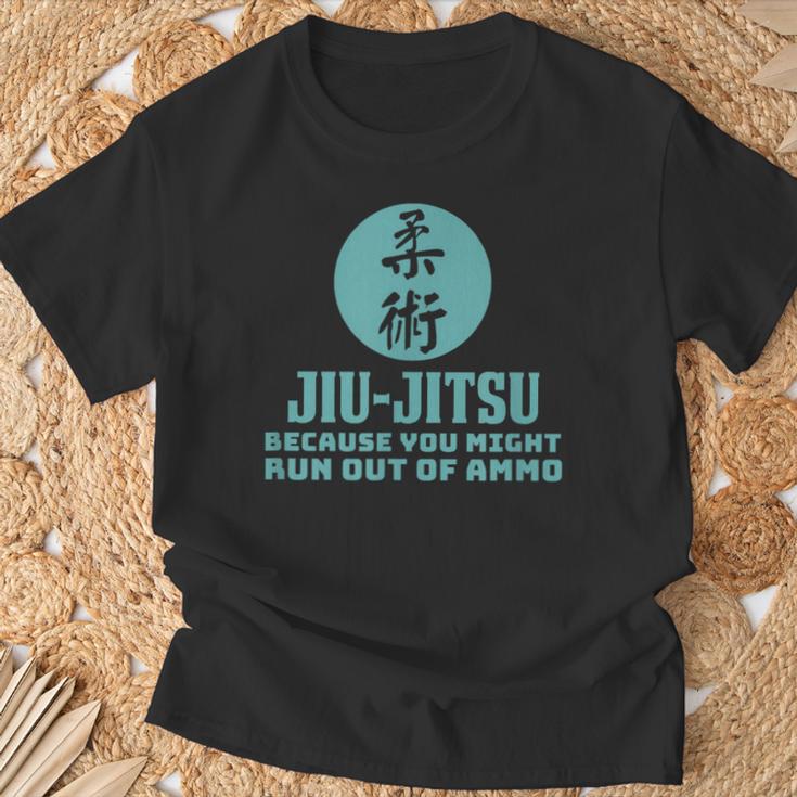 弾薬がなくなるかもしれないから柔術 Tシャツ 高齢者への贈り物