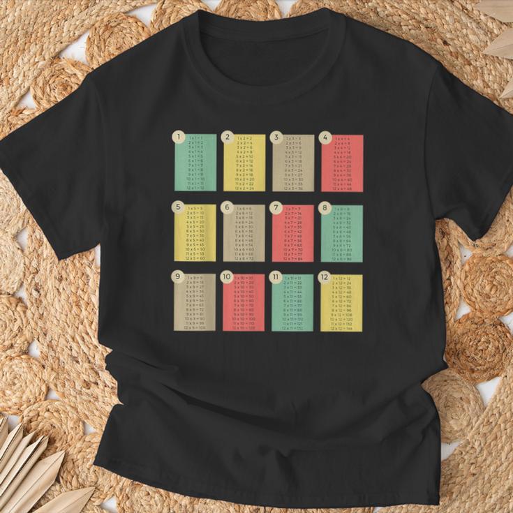 掛け算表 算数 Day A 数字 Day 教師 キッズ Tシャツ 高齢者への贈り物