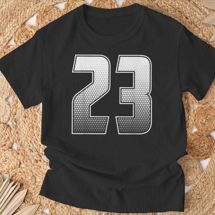 数字 23 二十三 Tシャツ 高齢者への贈り物