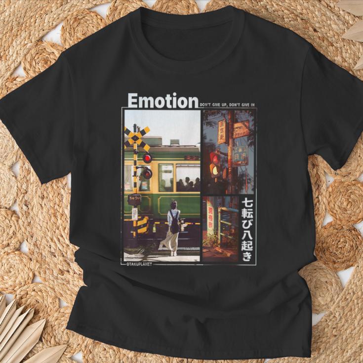 日本 電車 美学 ミニマリスト 90年代 東京 ストリートウェア Tシャツ 高齢者への贈り物