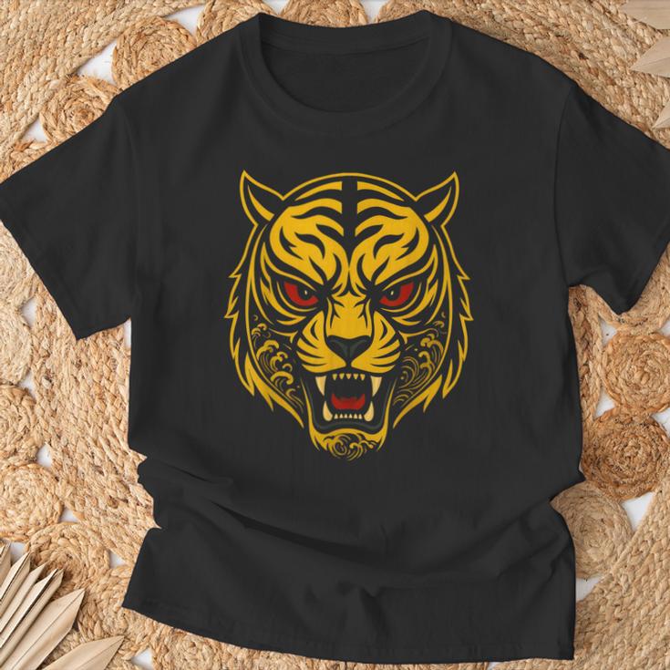 日本のタイガーの象徴的なレスリングルチャリブレマスクメンズレディース。 Tシャツ 高齢者への贈り物