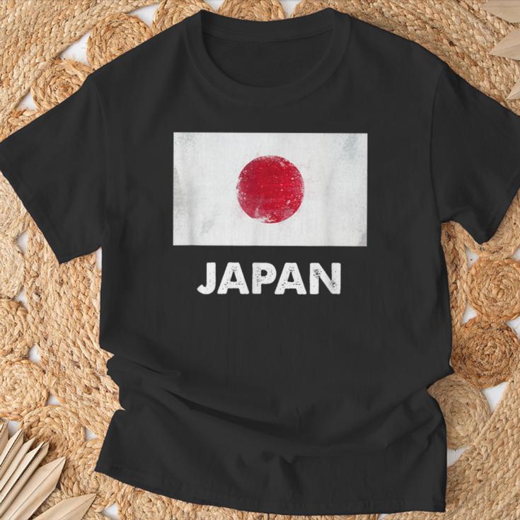 日本の国旗 日本の国旗 Japan Flag Tシャツ 高齢者への贈り物