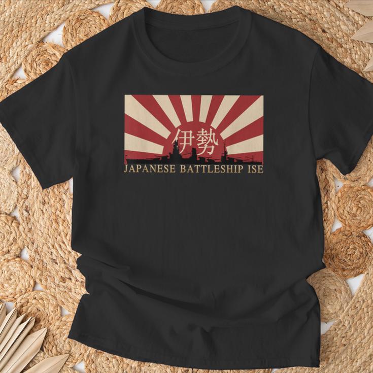 日本の戦艦伊勢旭日旗 Tシャツ 高齢者への贈り物