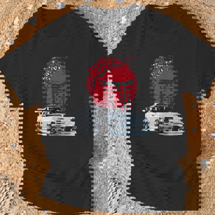 日本国内市場向けスープラ ヴィンテージ Jdm チューニング ドリフトカー Tシャツ 高齢者への贈り物