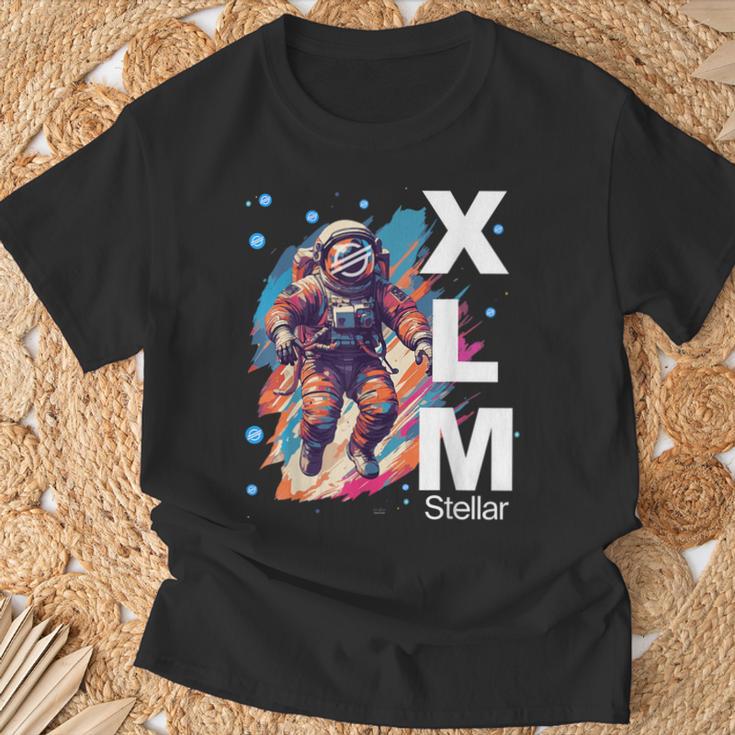 暗号通貨xlm恒星ルーメンハードコアホルダー。 Tシャツ 高齢者への贈り物