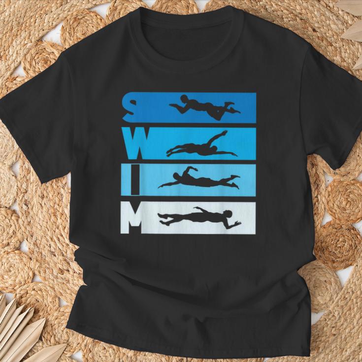 水泳 スイマー 水泳コーチ Tシャツ 高齢者への贈り物