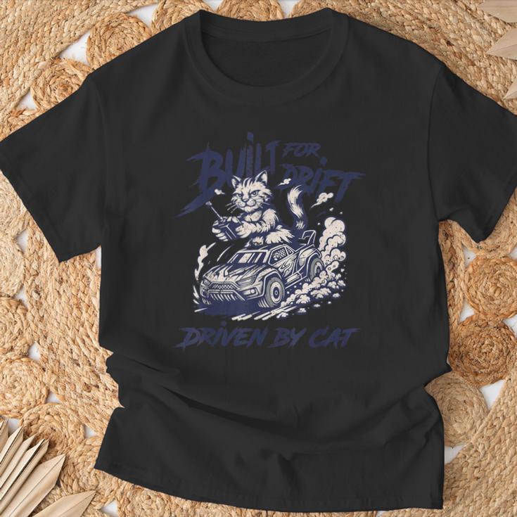 猫 ラジコン 車 漂流 猫 ドリフト ドリフト ドリフト用 Tシャツ 高齢者への贈り物