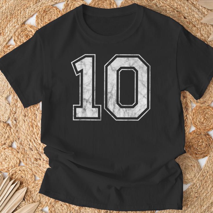 番号10 Tシャツ 高齢者への贈り物