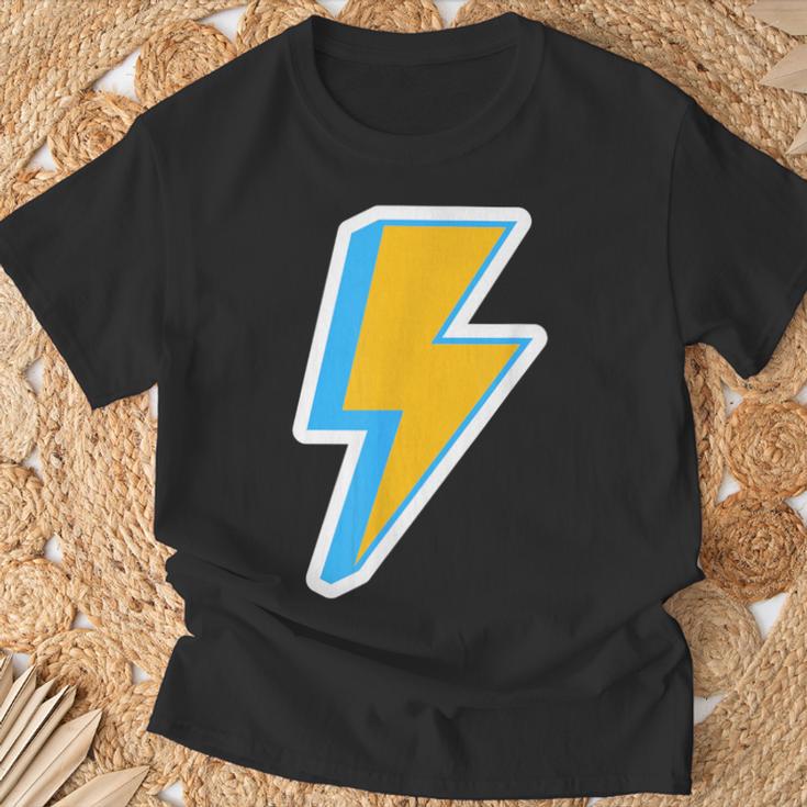稲妻シャツ メンズ カラフル 稲妻 ボルト Tシャツ 高齢者への贈り物