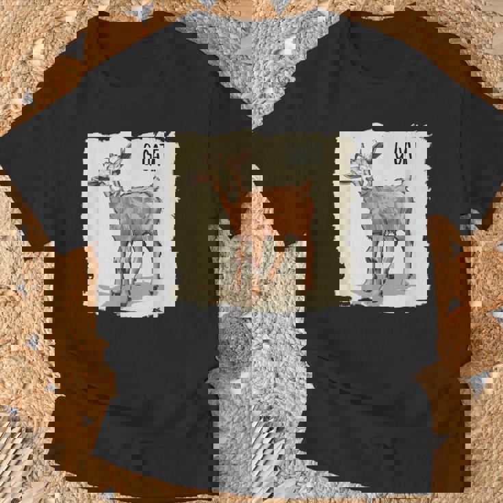 素敵な若いヤギの動物服。 Tシャツ 高齢者への贈り物