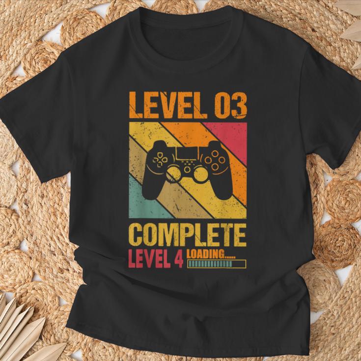 結婚3周年 ヴィンテージ レトロ レベル3 完成 Tシャツ 高齢者への贈り物