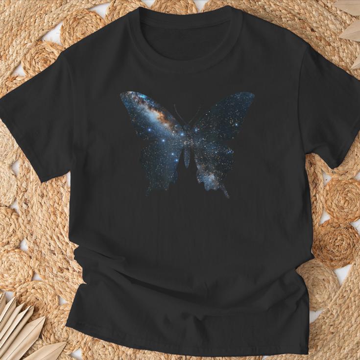 美的シルエット星宇宙銀河蝶 Tシャツ 高齢者への贈り物