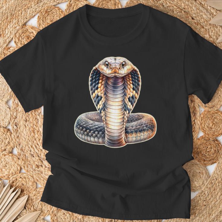 蛇 蛇 コブラ×キングコブラ 蛇 Tシャツ 高齢者への贈り物