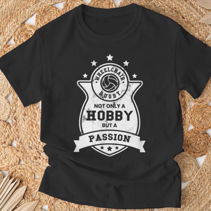 車椅子ラグビーtシャツ 情熱障害 スポーツギフト Tシャツ 高齢者への贈り物