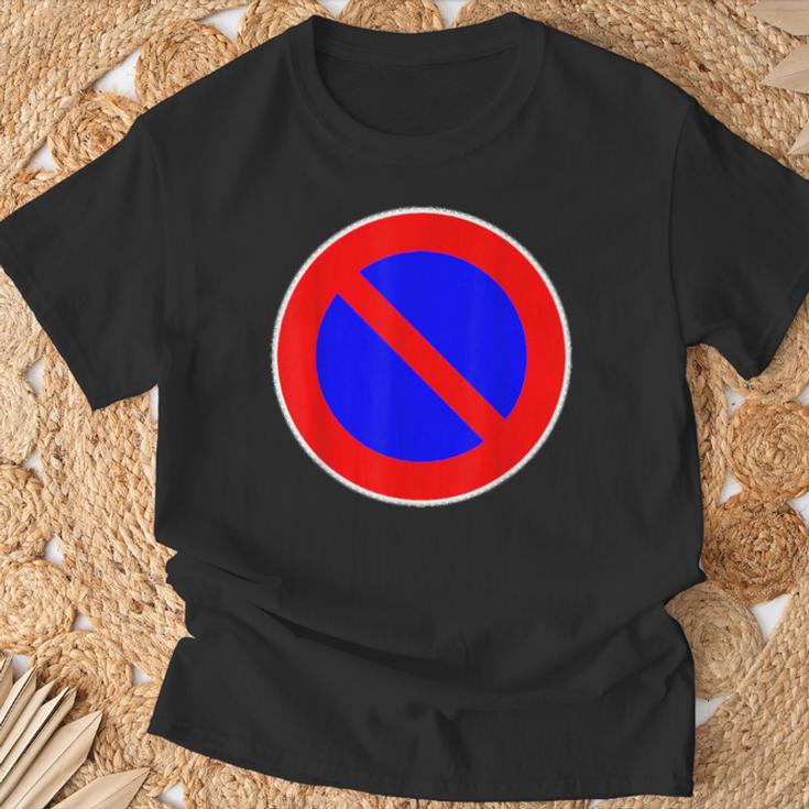 道路標識 駐車禁止 Tシャツ 高齢者への贈り物