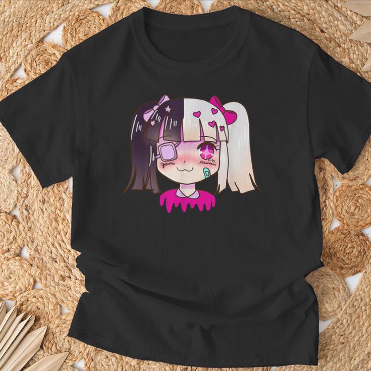 闇カワイイ・サドアニメ少女パステルゴス・メンヘラ Tシャツ 高齢者への贈り物
