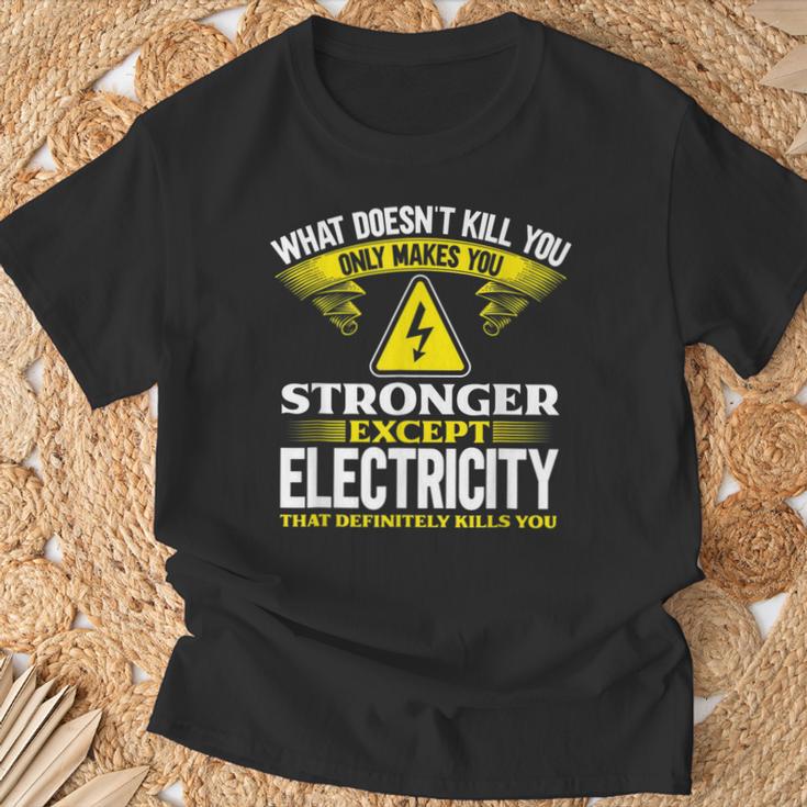 メンズ 電気工事士 面白い ラインマン Tシャツ 高齢者への贈り物