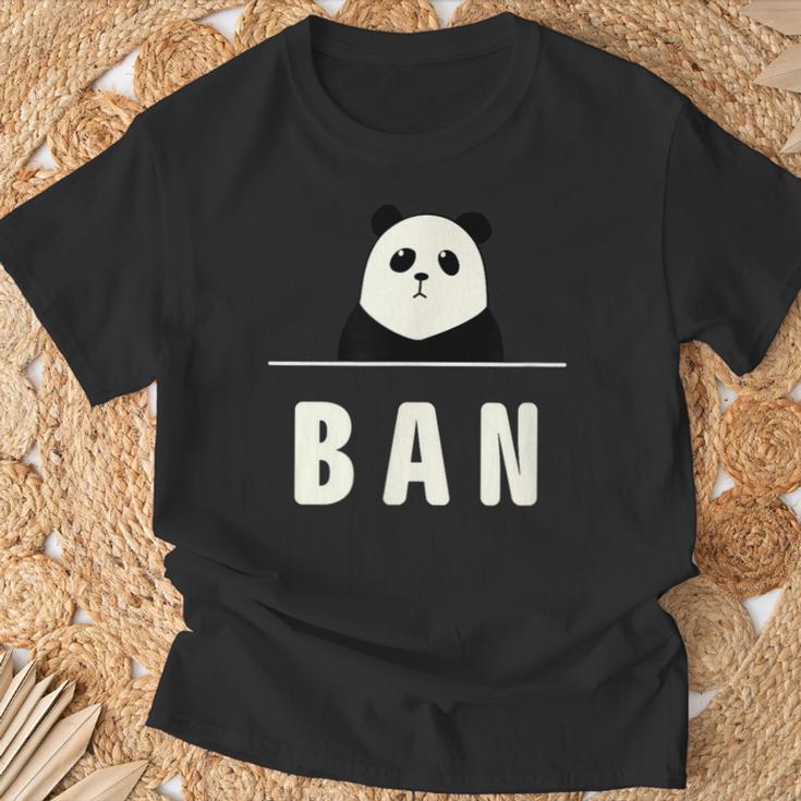 面白い 「Ban」おもしろギャグ-ジョーク 漢字 ばん 文字入り Tシャツ 高齢者への贈り物