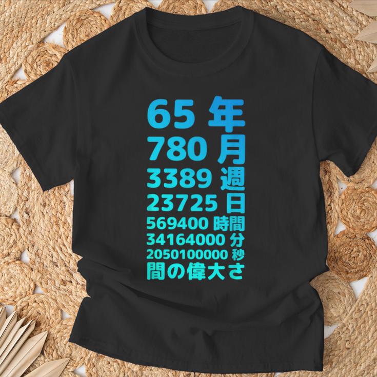 面白い65歳の誕生日の古いメーター 面白い65歳のギフト 女性 男性 面白い電卓 65歳の誕生日のギフト Tシャツ 高齢者への贈り物