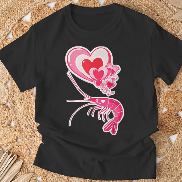 面白いエビアート メンズ レディース キッズ アジア料理 シーフード Tシャツ 高齢者への贈り物