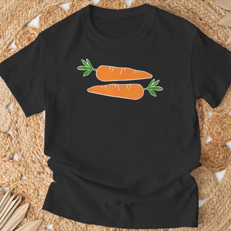 面白い人参デザイン 野菜にんじん Tシャツ 高齢者への贈り物