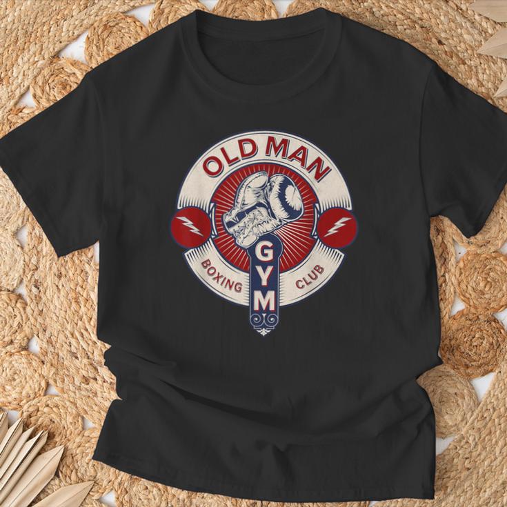 面白い総合格闘技オールドマンボクシングクラブコンバットスポーツアパレル Tシャツ 高齢者への贈り物