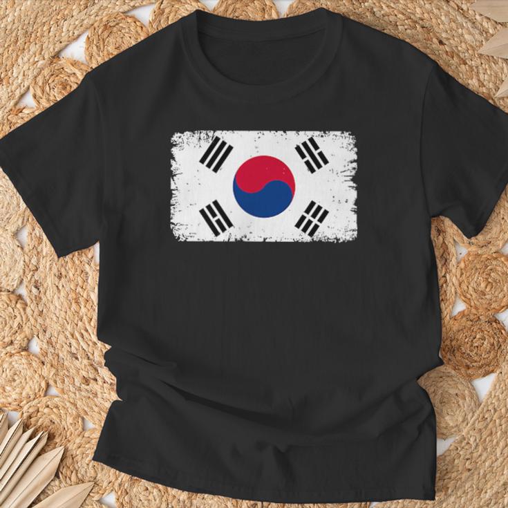 韓国軍 裏面 韓国国旗 Tシャツ 高齢者への贈り物