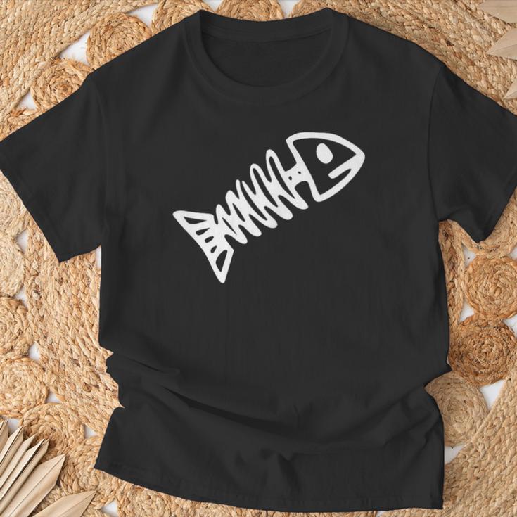 魚の骨 Tシャツ 高齢者への贈り物