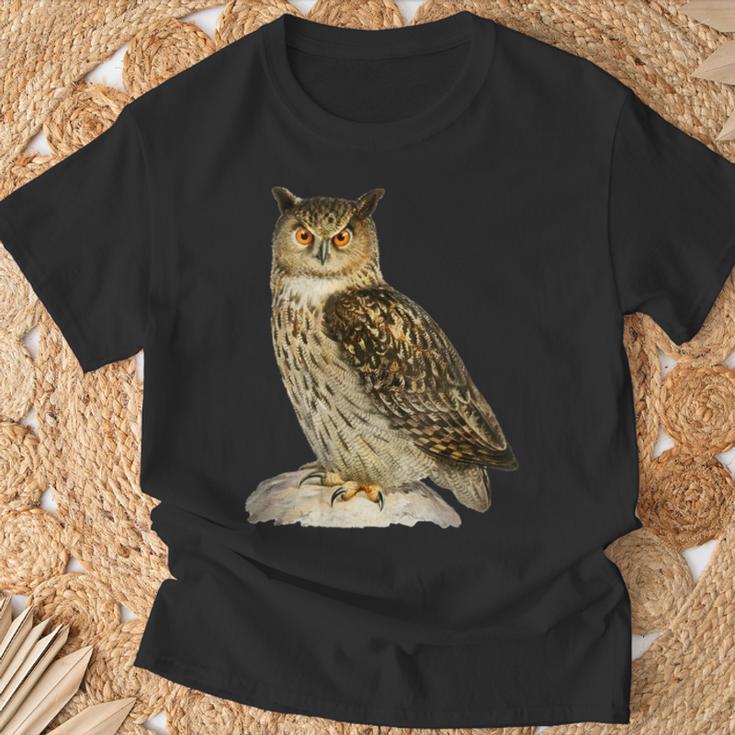 鳥 面白いtシャツ フクロウ ミミズク バードウォッチング 服 メンズ おもしろ グッズ 面白い おしゃれ Tシャツ 高齢者への贈り物