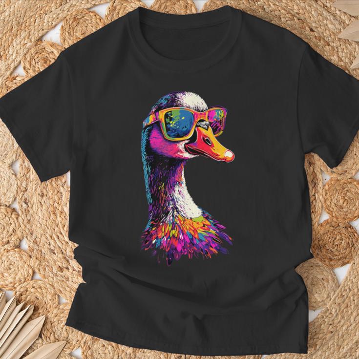 鵞鳥 雛 鴨 小雁 Tシャツ 高齢者への贈り物