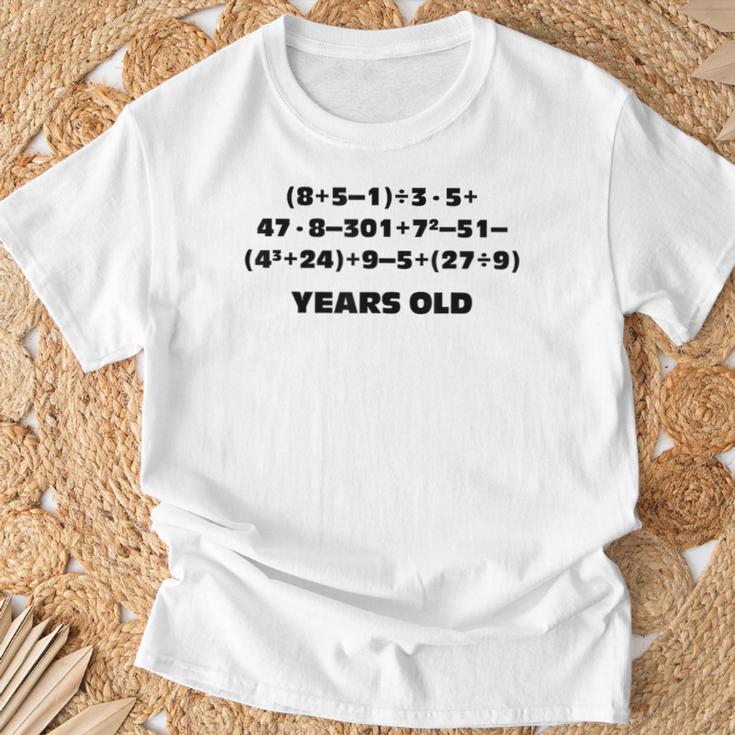 12歳 数学問題 代数方式 12歳の誕生日 Tシャツ 高齢者への贈り物
