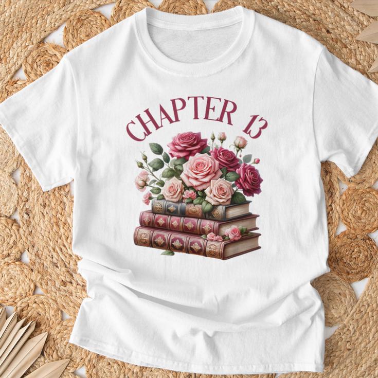 13th Birthday Chapter 13 For Girls Book Lover Bookish Reader T-Shirt Gifts for Old Men