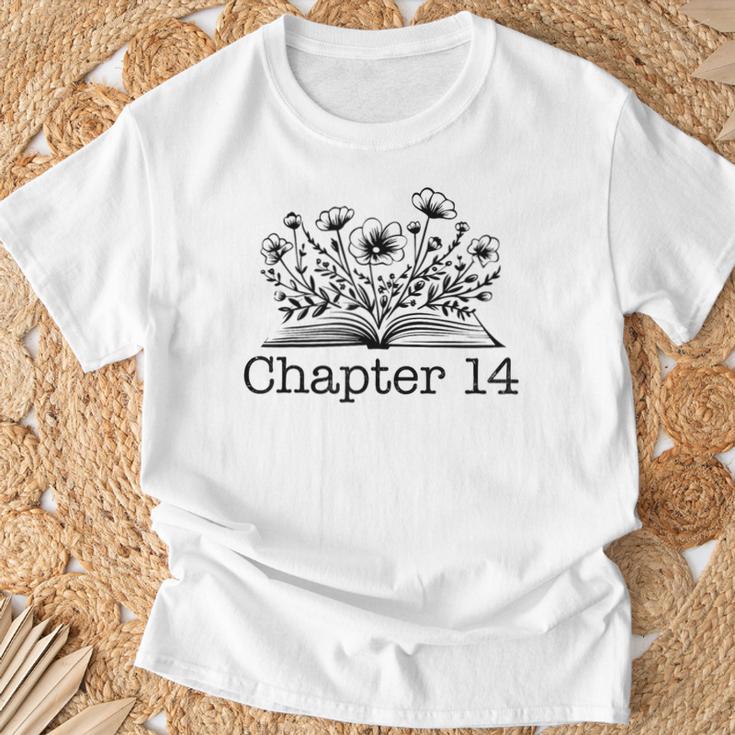 14th Birthday Chapter 14 Reading Book Lover Bookworm Girls T-Shirt Gifts for Old Men 14th Birthday Chapter 14 Reading Book Lover Bookworm Girls T-Shirt Gifts for Old Men