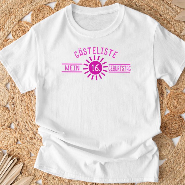 16th Birthday Guest Book Girls 16 Years Shirt T-Shirt T-Shirt Gifts for Old Men 16th Birthday Guest Book Girls 16 Years Shirt T-Shirt T-Shirt Gifts for Old Men