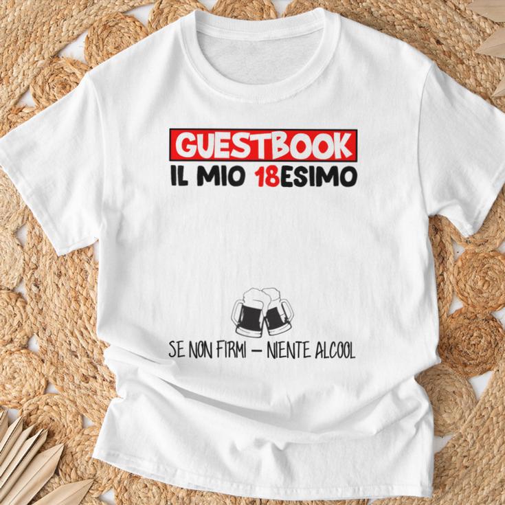 18 Birthday Guest Book 18 Years T-Shirt Gifts for Old Men 18 Birthday Guest Book 18 Years T-Shirt Gifts for Old Men