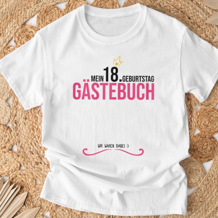 18th Birthday Girl 18 Years Party Guest Book T-Shirt Gifts for Old Men 18th Birthday Girl 18 Years Party Guest Book T-Shirt Gifts for Old Men
