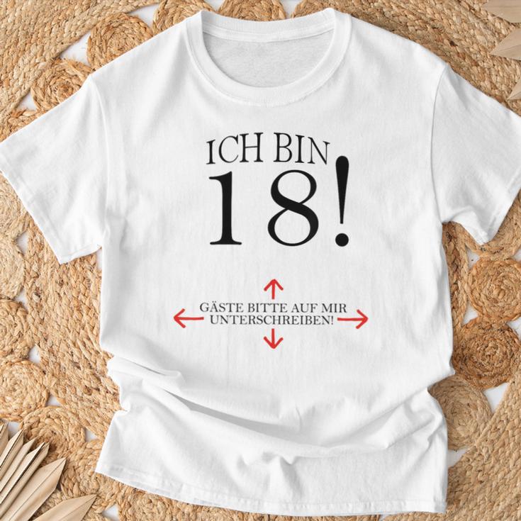 18th Birthday Party Guest Book 18 Years 2001 T-Shirt Gifts for Old Men