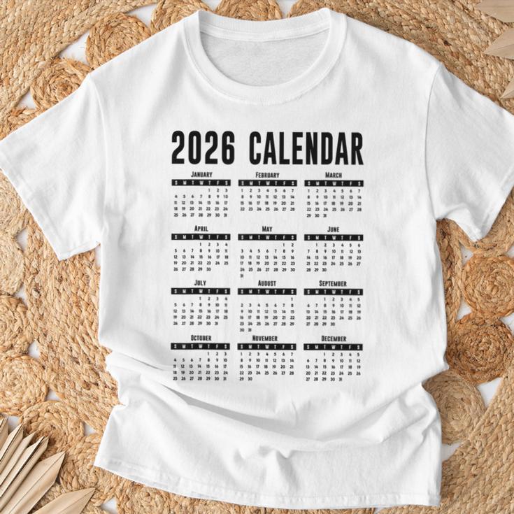 2026年カレンダーシャツメンズレディースキッズ26カレンダー2026 Tシャツ 高齢者への贈り物
