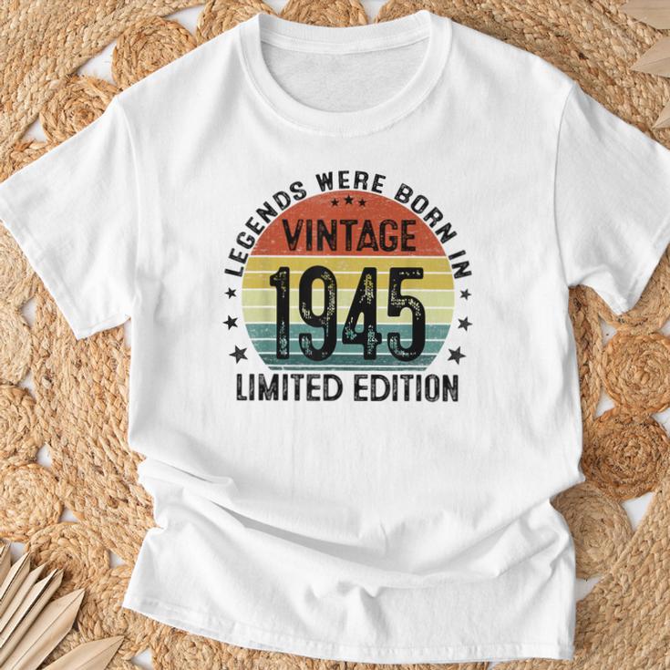 79歳ギフトtシャツ 1945年のベスト・オブ・レジェンド 1945年に誕生 Tシャツ 高齢者への贈り物