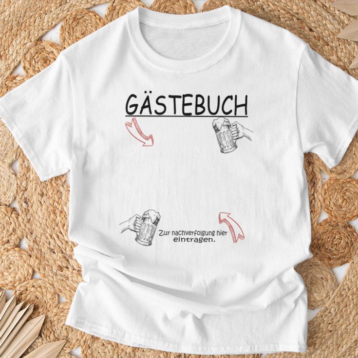 8 Birthday Guest Book Guest List 18 Years Old T-Shirt Gifts for Old Men