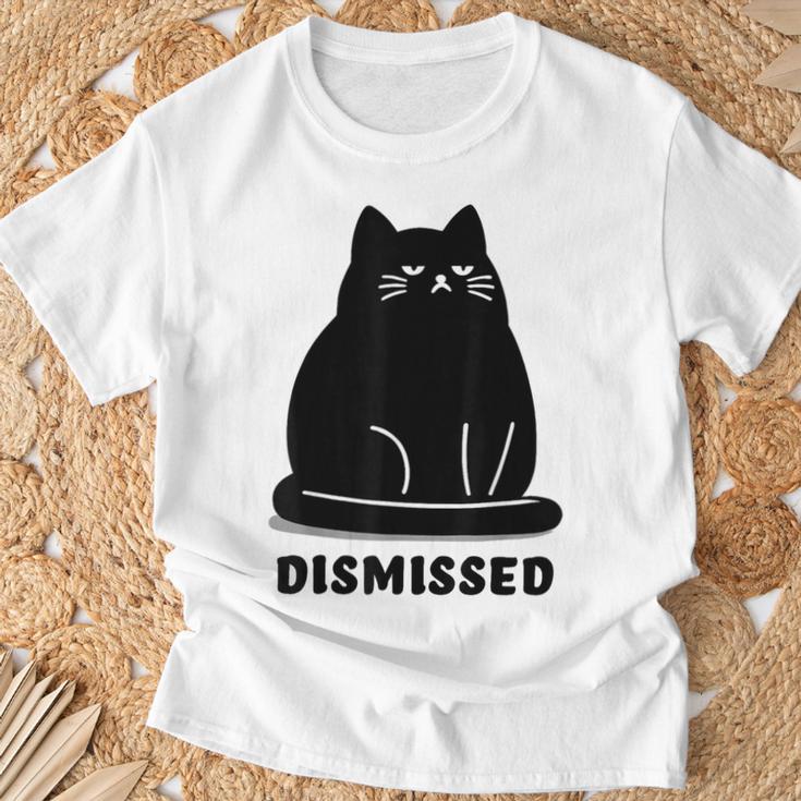 Annoyed Cat Dismissedarcastic Rolling Eyes カワイイキャット Tシャツ 高齢者への贈り物