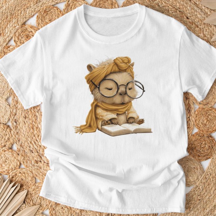 Baby Reptile Small Book Reading Graphic Lizard Round Glasses T-Shirt Gifts for Old Men Baby Reptile Small Book Reading Graphic Lizard Round Glasses T-Shirt Gifts for Old Men