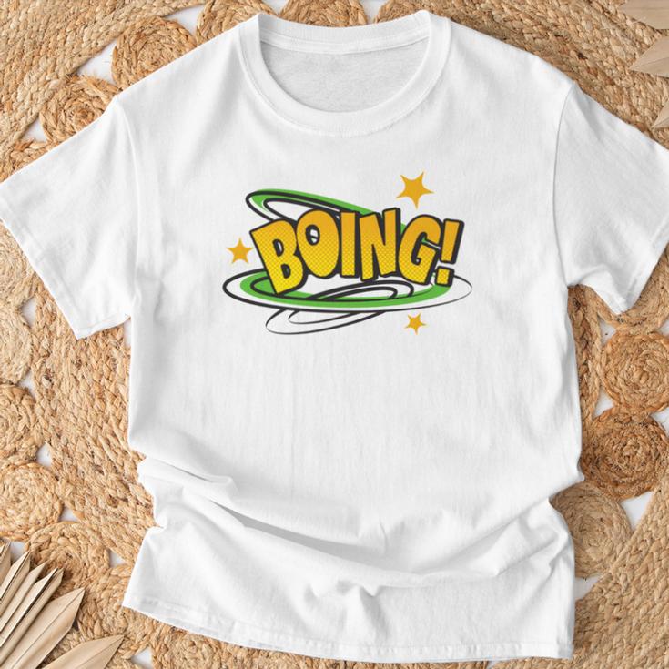 BOING Pop Art Comic Book Speech Bubbles Street Graffiti Art T-Shirt Gifts for Old Men BOING Pop Art Comic Book Speech Bubbles Street Graffiti Art T-Shirt Gifts for Old Men