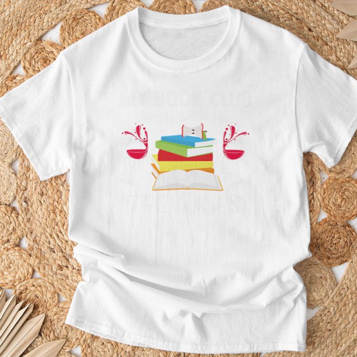 My Book Club Reads Between The Wines Reading T-Shirt Gifts for Old Men